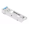Módulo transceptor ótico SFP Gigabit Fiber Industrial Intellinet 1000Base-LX monomodo 10 km prateado