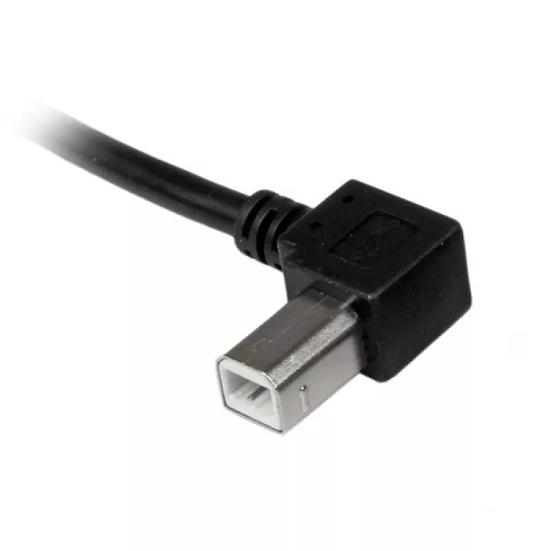 StarTech.com cabo USB 2.0 A para B angular à esquerda de 3 m – M/M, 3 m, USB A, USB B, USB 2.0, 0,48 Gbit/s