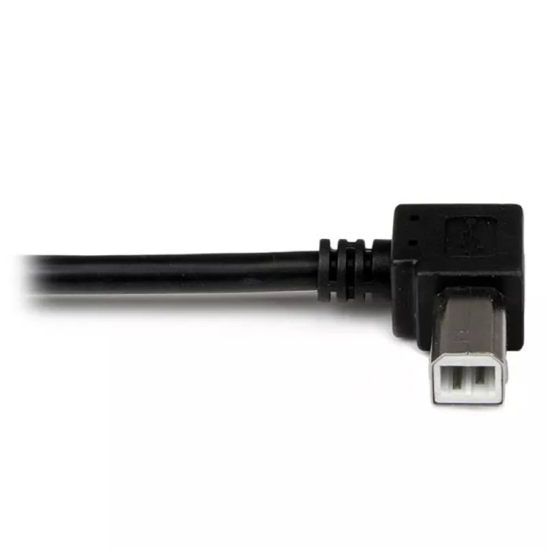 StarTech.com cabo USB 2.0 A para B angular à esquerda de 3 m – M/M, 3 m, USB A, USB B, USB 2.0, 0,48 Gbit/s