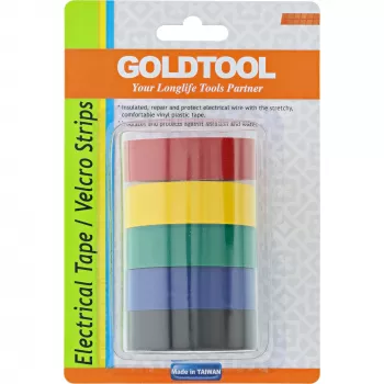 Fita isoladora InLine pack de 5 18 mm x 9 m várias cores