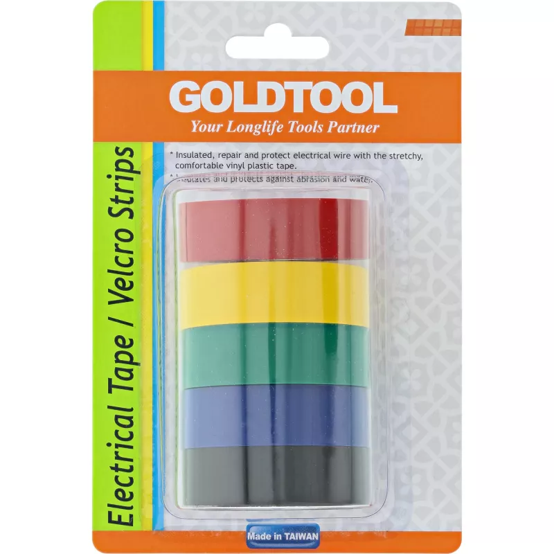 Fita isoladora InLine pack de 5 18 mm x 9 m várias cores