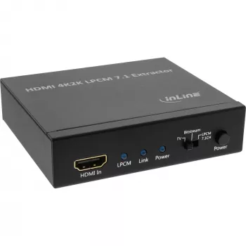 Extrator de áudio HDMI InLine, entrada 4K2K HDMI