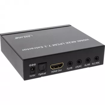 Extrator de áudio HDMI InLine, entrada 4K2K HDMI