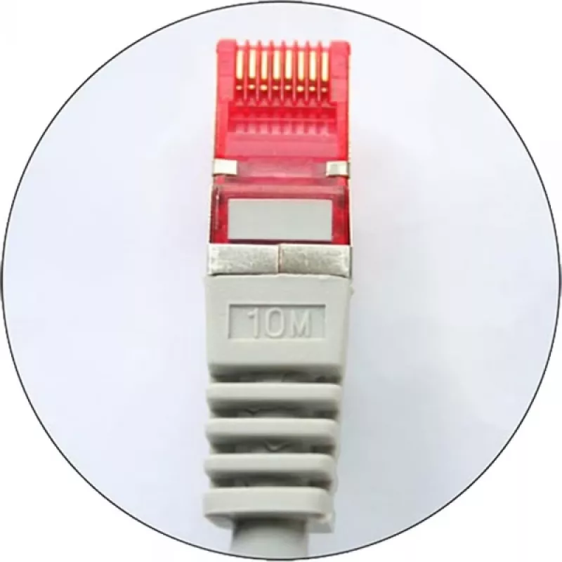 Cabo de rede InLine S/FTP PiMF Cat.6 250MHz cobre isento de halogéneos cinzento 5m
