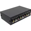 Comutador AV manual InLine 2 portas 3x Cinch IN/OUT Composite preto