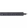 Hub USB 2.0 4 portas InLine, ficha USB-A para 4x conector fêmea USB-A, cabo 15cm
