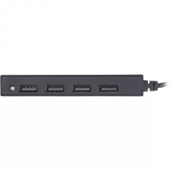 Hub USB 2.0 4 portas InLine, ficha USB-A para 4x conector fêmea USB-A, cabo 15cm