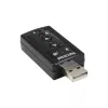Placa de som USB InLine 33051C com som surround 7.1 virtual