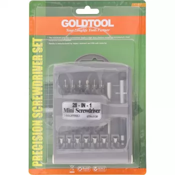 Conjunto de chaves de precisão InLine 43011 28 peças