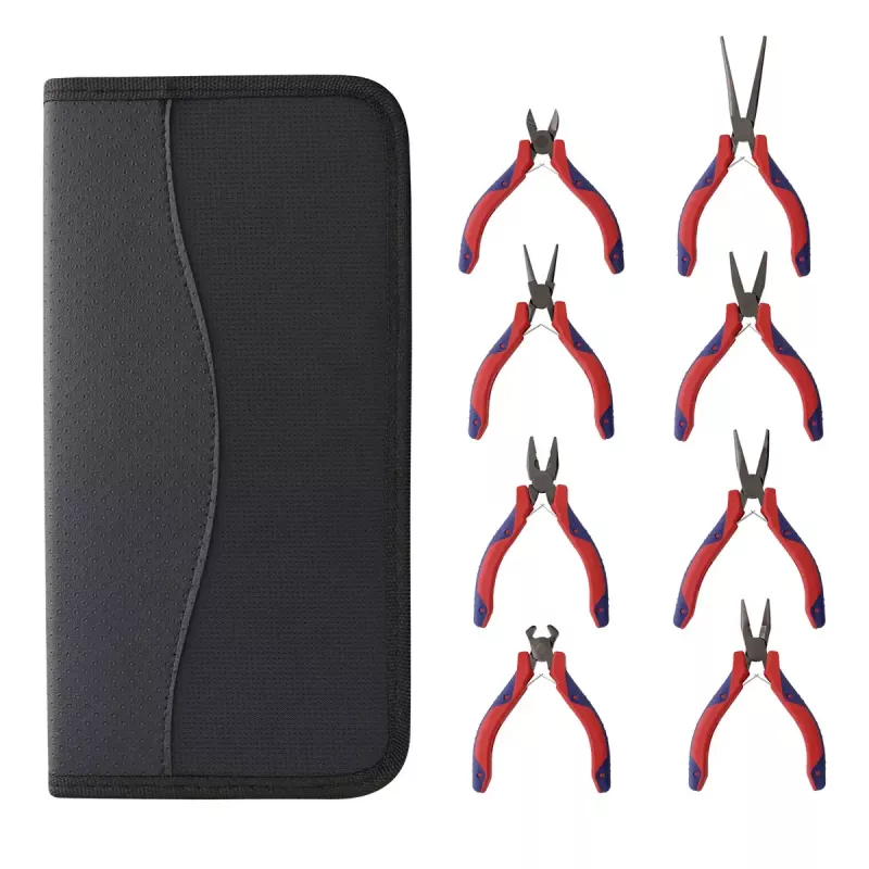 Conjunto de pinças de precisão InLine Electronics 8 peças