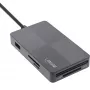 Leitor de cartões InLine 66772F USB cinzento