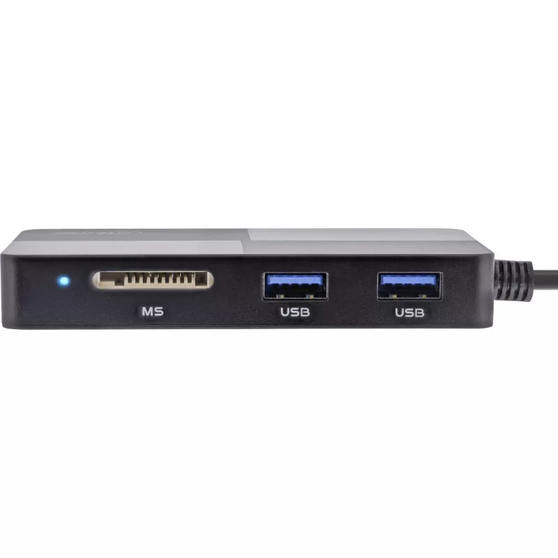 Leitor de cartões InLine 66772F USB cinzento