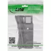 Extensão elétrica InLine 16493Q 10 m 3 tomadas AC preto