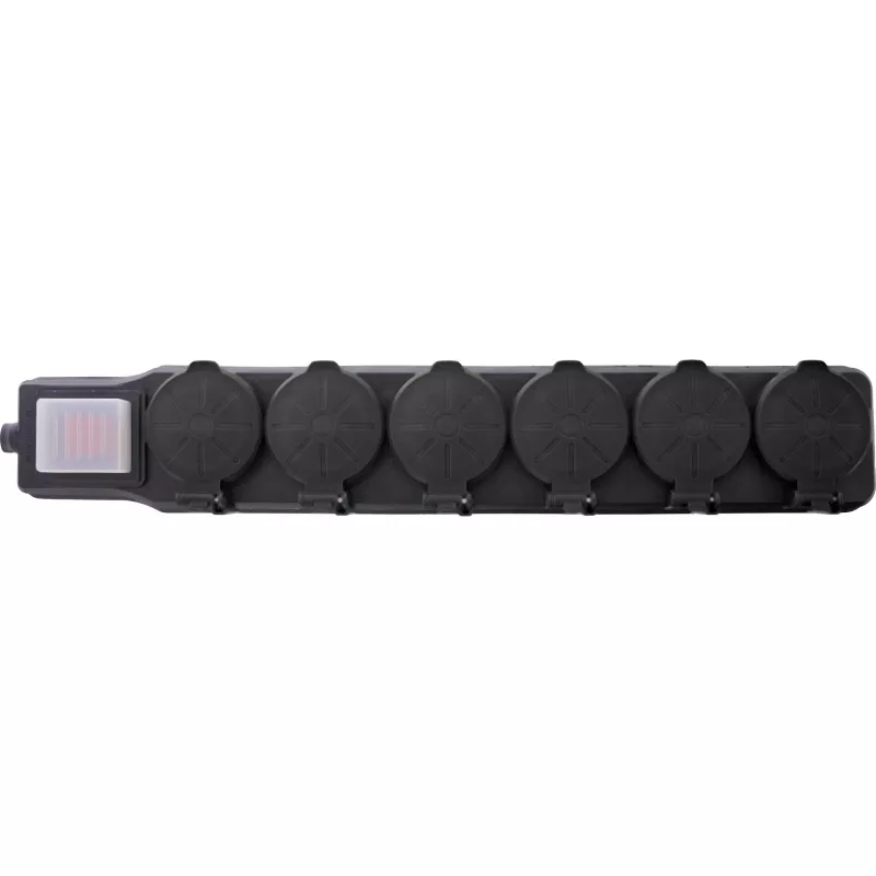 Extensão elétrica InLine 16496O 3 m 6 tomadas AC preto