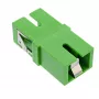 Adaptador de fibra ótica InLine 89992G Simplex SC/SC SM verde