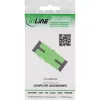 Adaptador de fibra ótica InLine 89992G Simplex SC/SC SM verde