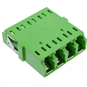 Acoplador de fibra ótica InLine 89989I quad LC/LC Singlemode verde