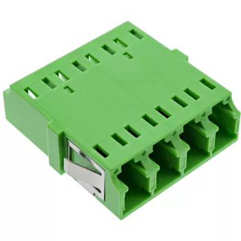 Acoplador de fibra ótica InLine 89989I quad LC/LC Singlemode verde