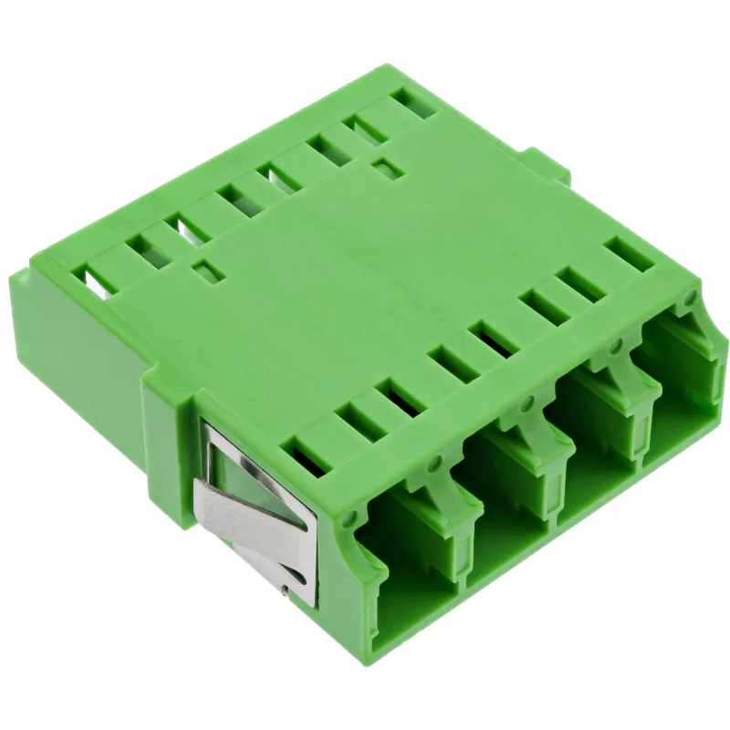 Acoplador de fibra ótica InLine 89989I quad LC/LC Singlemode verde