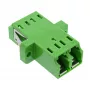 Adaptador de fibra ótica InLine 89989R Duplex LC/LC SM conector fêmea/conector fêmea verde