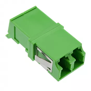 Adaptador de fibra ótica InLine 89989O LC/LC SM conector fêmea/conector fêmea verde