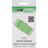 Adaptador de fibra ótica InLine 89989P LC/LC SM verde