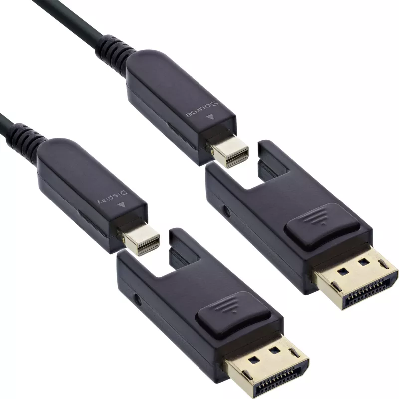 Cabo DisplayPort InLine 17250O 50 m Mini DisplayPort / DisplayPort preto