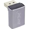 Adaptador de mudança de género InLine 17291G DisplayPort cinzento, preto