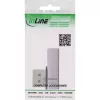 Adaptador de mudança de género DisplayPort InLine 17291H cinzento preto banhado a ouro