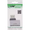 InLine 17291D cabo adaptador de género DisplayPort cinzento, preto