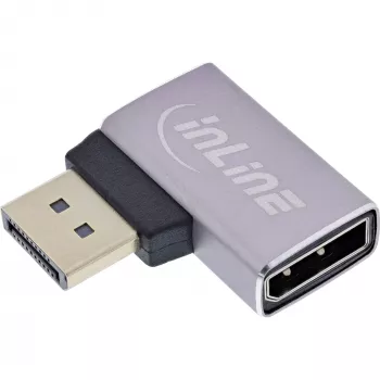 InLine 17291E cabo adaptador de género DisplayPort cinzento, preto