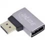 InLine 17291E cabo adaptador de género DisplayPort cinzento, preto