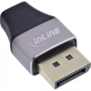 InLine 17291B adaptador de cabo DisplayPort Mini DisplayPort preto, cinzento