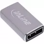 Adaptador de género DisplayPort InLine 17291A cinzento banhado a ouro