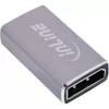 Adaptador de género DisplayPort InLine 17291A cinzento banhado a ouro