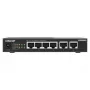 QNAP QSW-2104-2T-R2 switch de rede não gerido 10G Ethernet (100/1000/10000) de secretária preto
