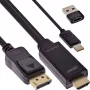 Conversor de vídeo ativo InLine 17161I 3840x2160 HDMI para DisplayPort