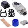 Cabo de rede InLine 76204D ficha RJ-45 / LSA reta 8,5 mm