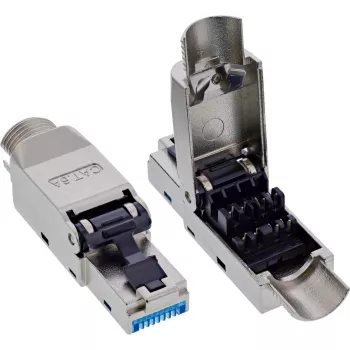 Cabo de rede InLine 76204D ficha RJ-45 / LSA reta 8,5 mm