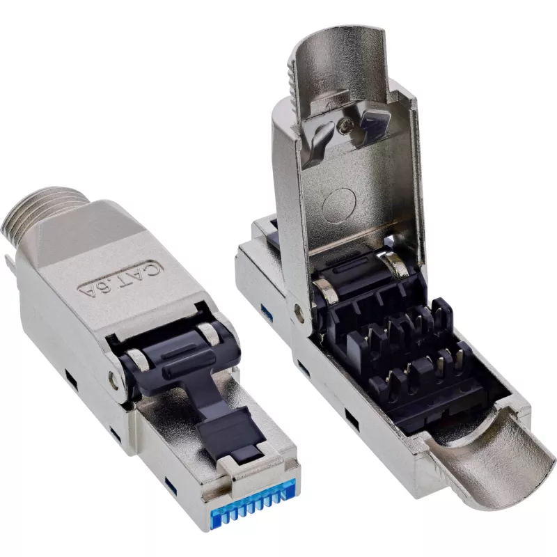 Cabo de rede InLine 76204D ficha RJ-45 / LSA reta 8,5 mm