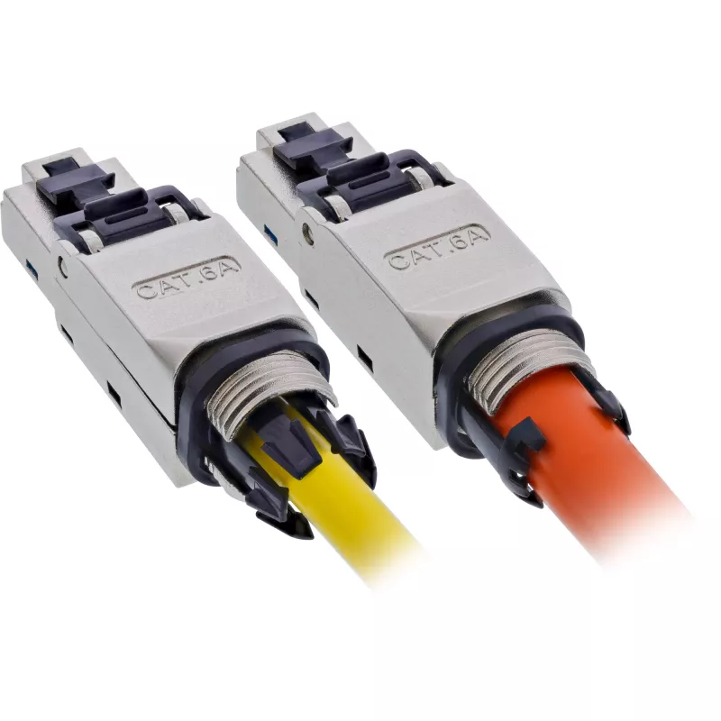 Cabo de rede InLine 76204D ficha RJ-45 / LSA reta 8,5 mm
