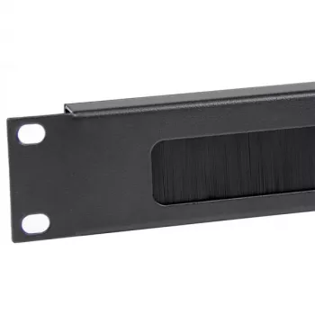 StarTech.com painel de gestão de cabos com tira de escovas de alta densidade 1U, guia de cabos horizontal em aço fiável para centros de dados