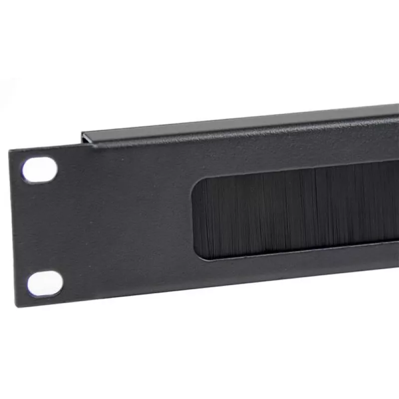 StarTech.com painel de gestão de cabos com tira de escovas de alta densidade 1U, guia de cabos horizontal em aço fiável para centros de dados