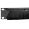 StarTech.com painel de gestão de cabos com tira de escovas de alta densidade 1U, guia de cabos horizontal em aço fiável para centros de dados