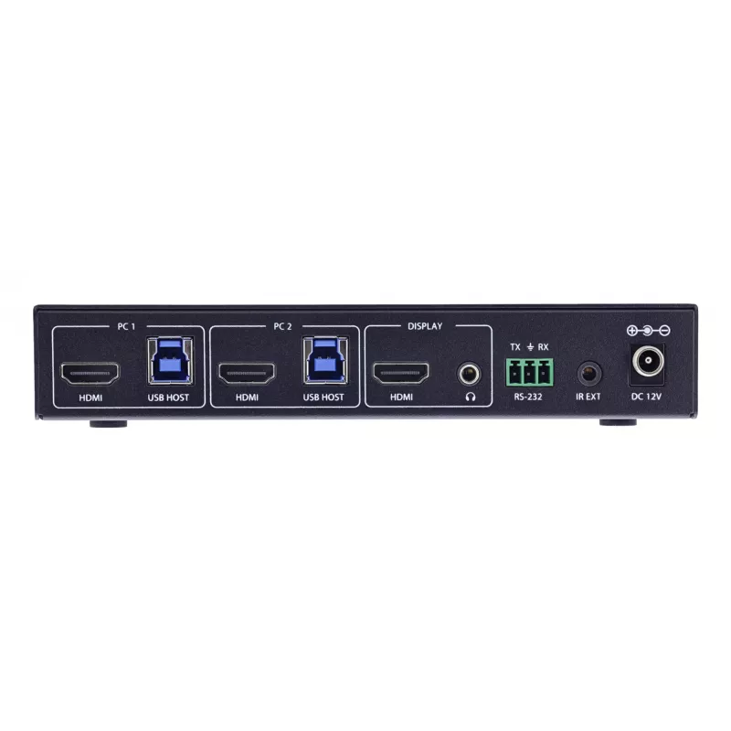InLine 57885C Switch KVM, 2 portas, HDMI, 8K@60Hz, USB 3.2, com IR e RS-232