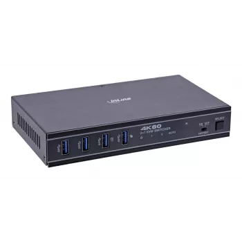 InLine 57885E KVM Switch para montagem em rack preto