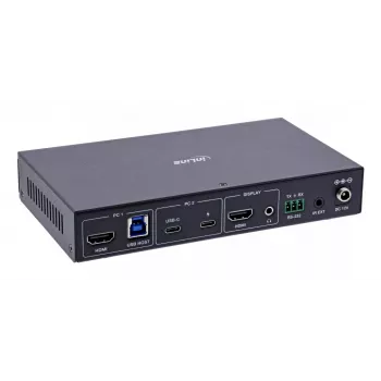InLine 57885E KVM Switch para montagem em rack preto