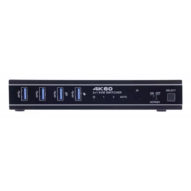 InLine 57885E Switch KVM, 2 vias, HDMI e USB-C, 4K60Hz