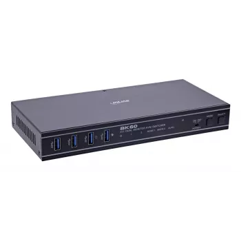 InLine 57885H KVM Switch para montagem em rack preto