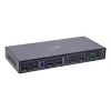 InLine 57885H Switch KVM, 2 vias, HDMI, monitor duplo, 8K60Hz, hub USB, preto